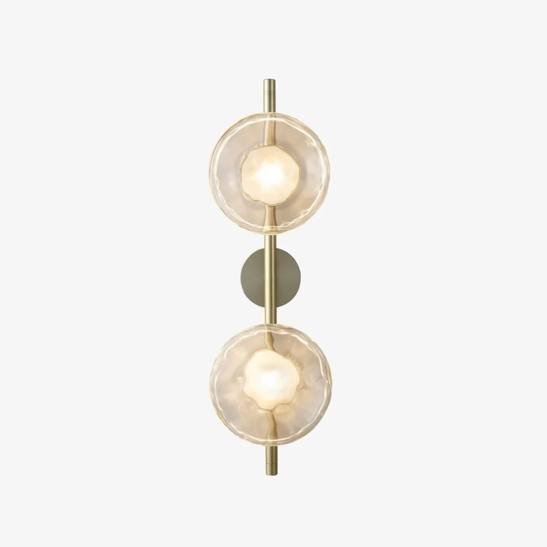 Elegant Glass Panel Wall Light