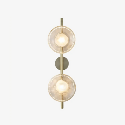 Elegant Glass Panel Wall Light