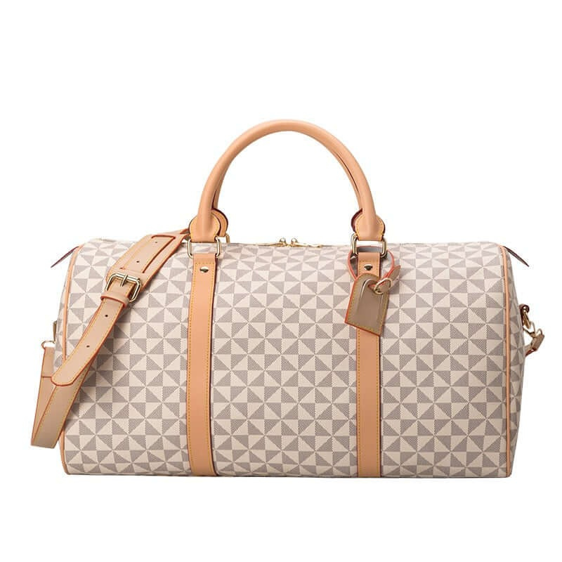 Luxury Leather Unisex Duffle Travel Bag
