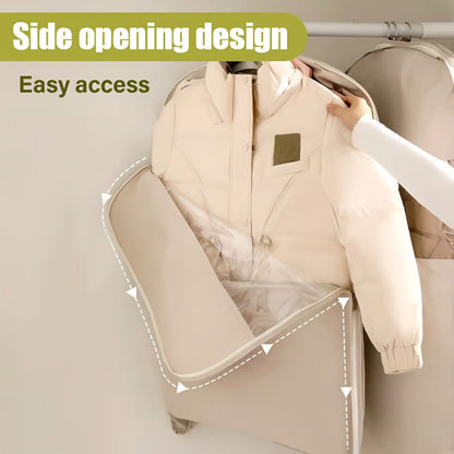 Compact Closet Hanging Storage Bag with Easy Zipper - Fesara