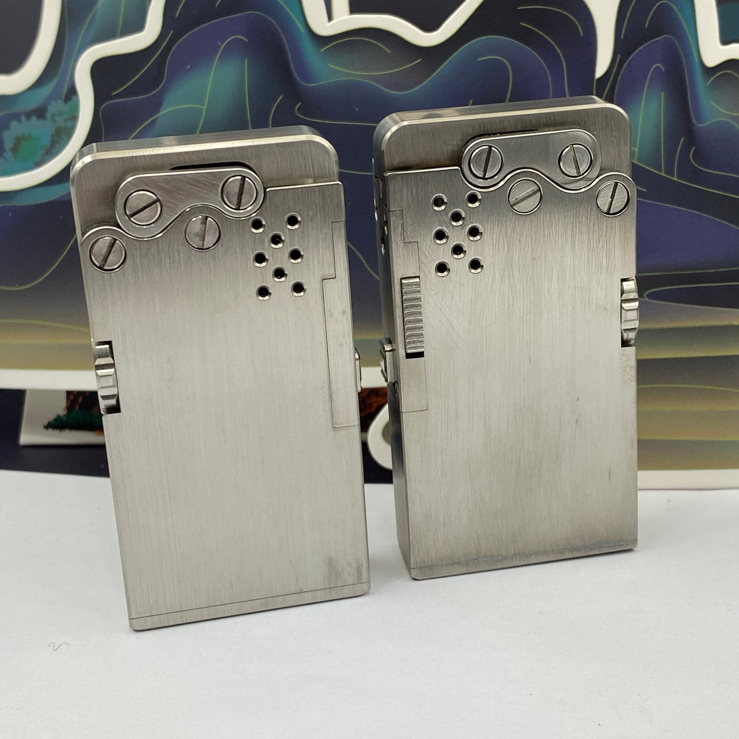 Premium Titanium Automatic Pocket Lighter