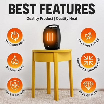 Compact Space Saving Electric Heater