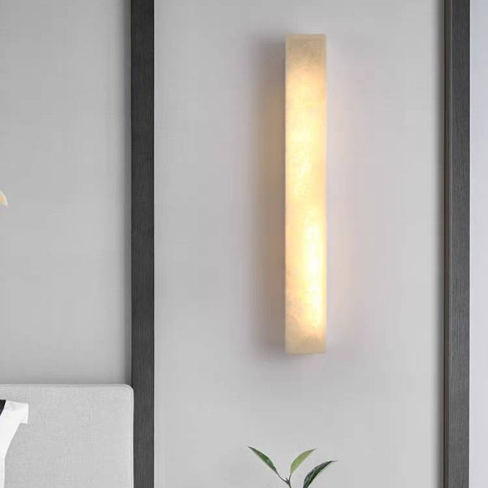 Contemporary Stone Outdoor LED Wall Lantern 1-Light