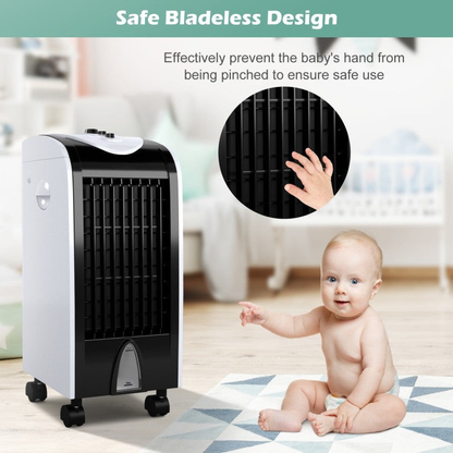 Portable Air Cooler Fan with Filter for Home Use
