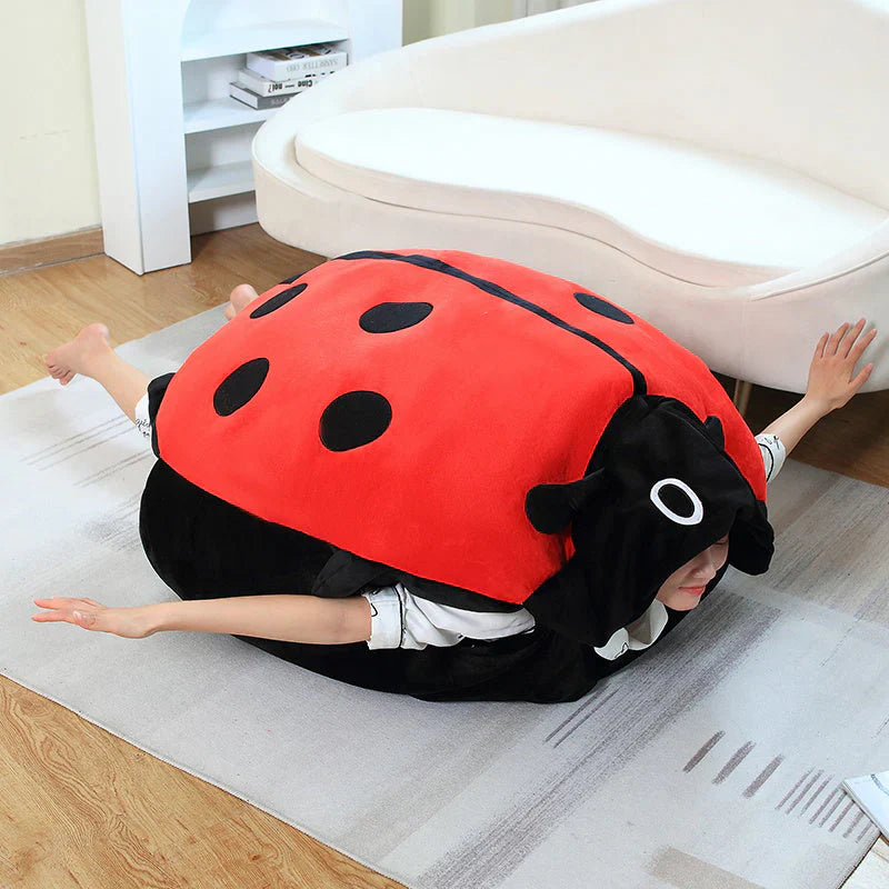 Cute Ladybug Soft Cushion Pillow
