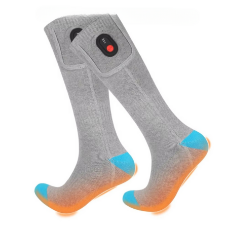 Warm Rechargeable USB Heated Socks for Cold Feet