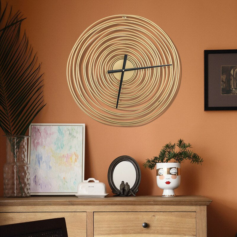 Classic Luxury Gold Wall Clock