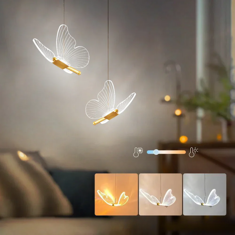 Colorful Butterfly Shaped LED Hanging Light