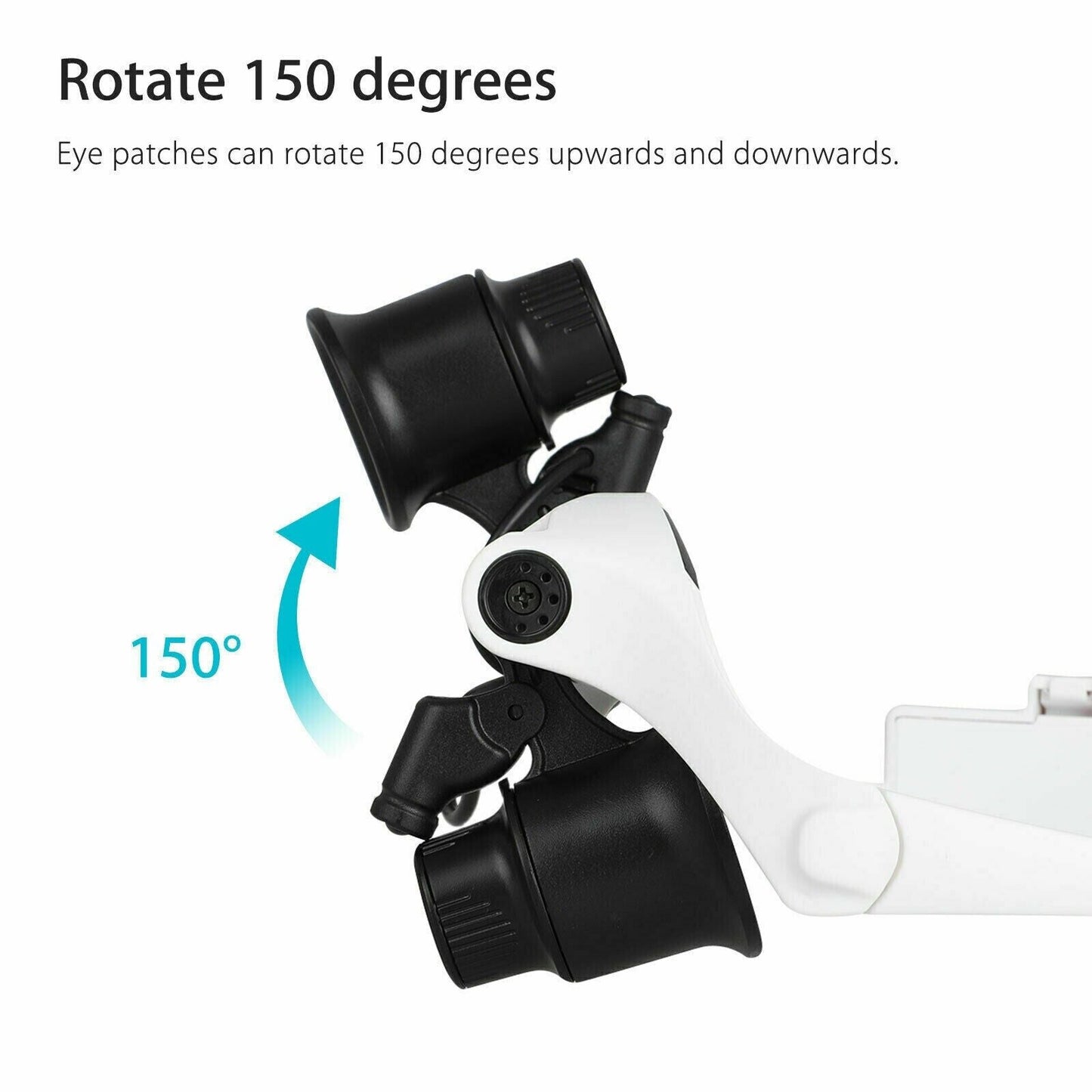 LED Magnifying Headband with Interchangeable Lenses