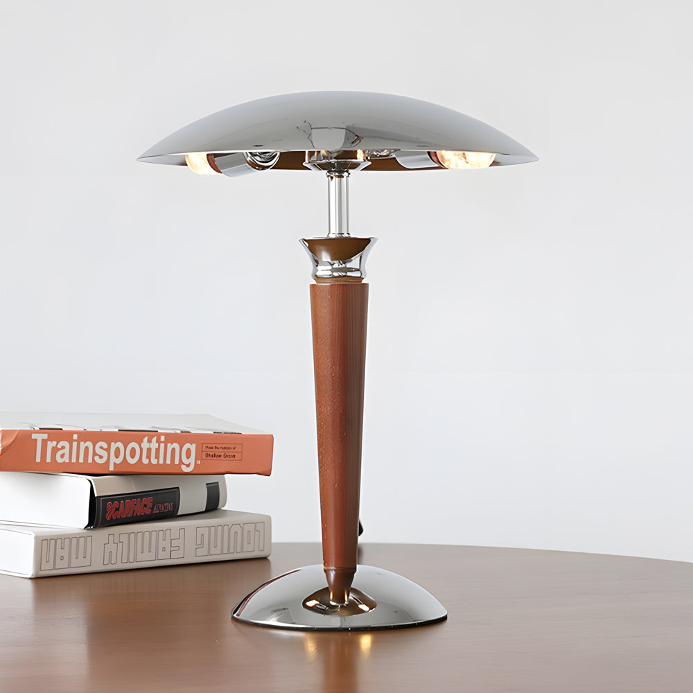 Vintage Nautical Mushroom Desk Lamp with Dimmer