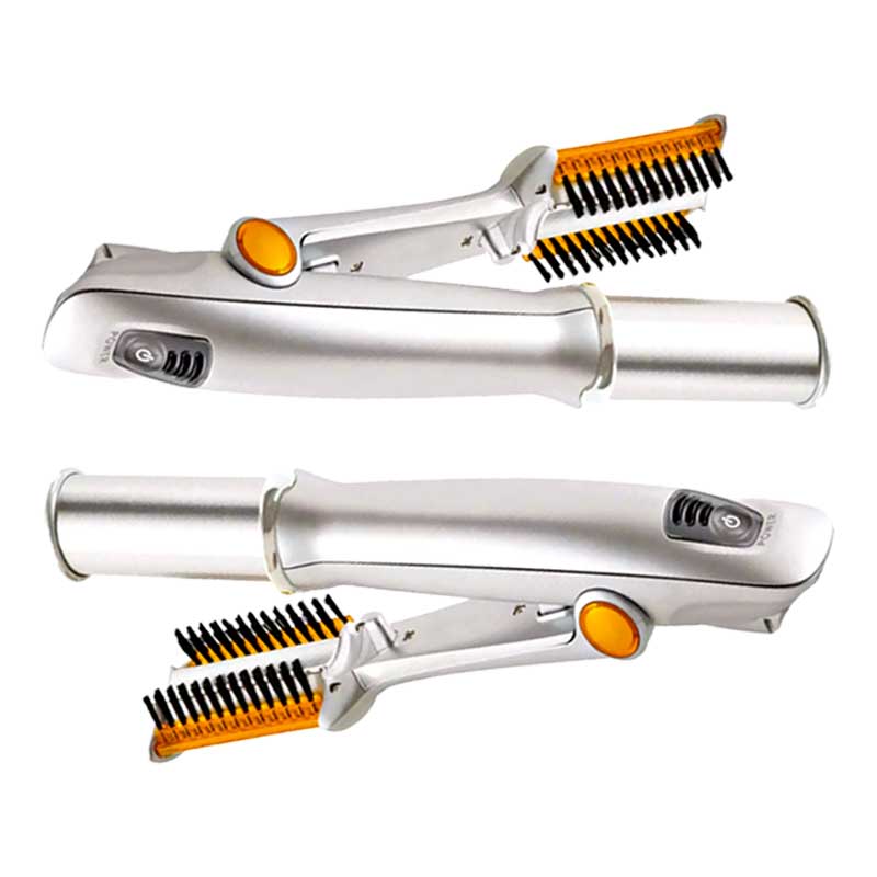 Dual Function Rotating Styling Iron Brush