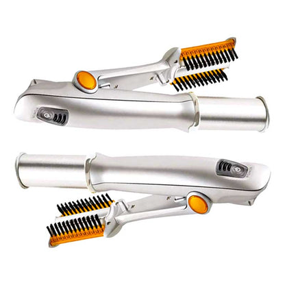 Dual Function Rotating Styling Iron Brush