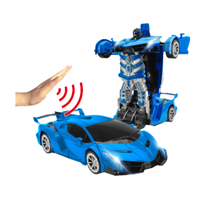 Fast Police RC Transformer Car Toy for Kids