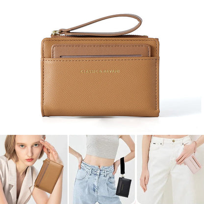 Practical Zip Around Wallet with Multiple Card Pockets