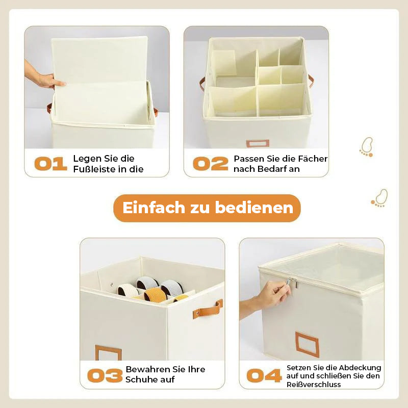 Fesara | Foldable Clear Top Shoe Storage Box