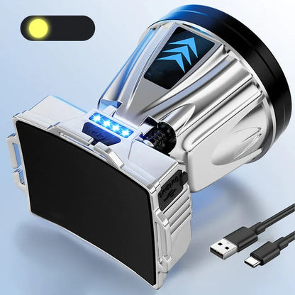 Bright LED Rechargeable Headlamp Light