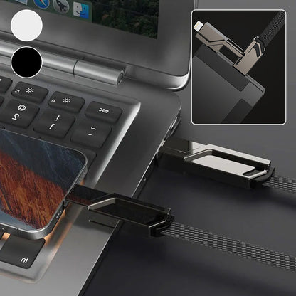 Premium 4-in-1 Braided Fast Charging Cable