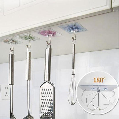 Strong Sticky Wall Hooks (10/20/30 pack)