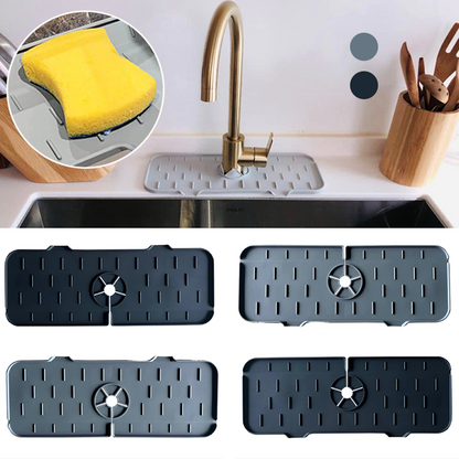 Waterproof Faucet Drip Tray Silicone Sink Catcher