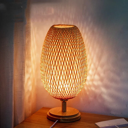Elegant Wooden Table Lamp