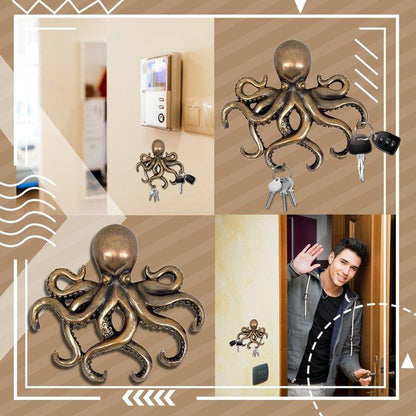 Stylish Octopus Key Rack Organizer