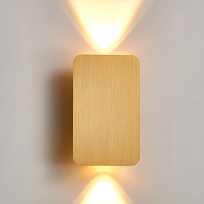 Simple Glass LED Wall Light 2 Pack