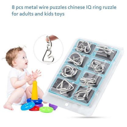 Silver Brain Teaser Ring