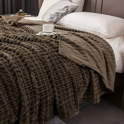Plush Cozy Fleece Throw Blanket