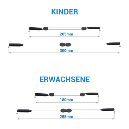 Comfortable Grip Eyeglass Straps 2 Pack