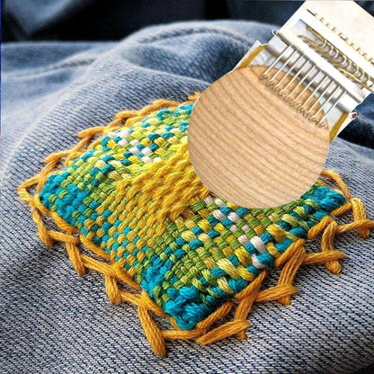 Compact Handheld Weaving Loom Tool