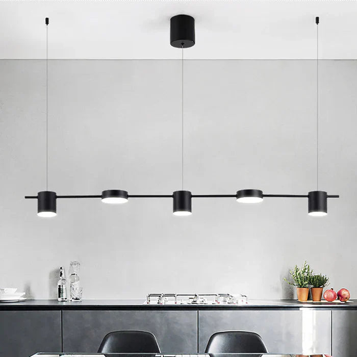 Sleek Metal Hanging Light Pendant AuraDrum - Fesara