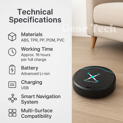 Intelligent Auto Vacuum Cleaner Advanced Floor Cleaner