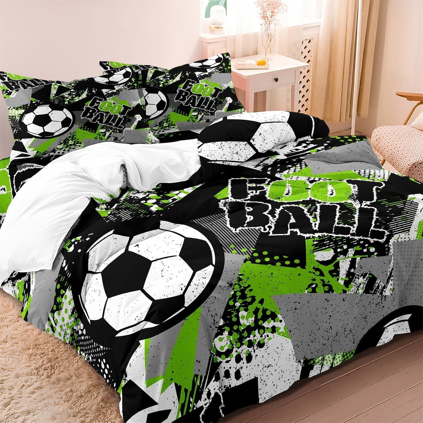 Fun Football Kids Bedding Set