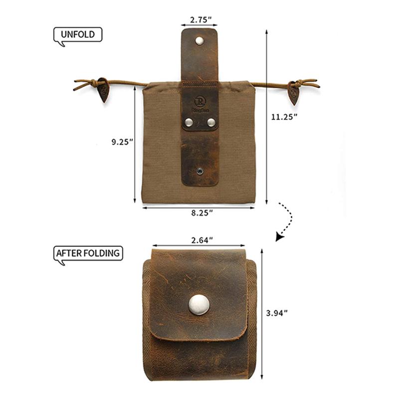 Rugged Outdoor Leather Survival Backpack