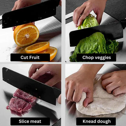 Sanitary Stainless Steel Cutting Board for Clean Kitchen