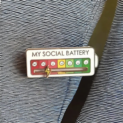 Colorful Mood Indicator Pin Badge