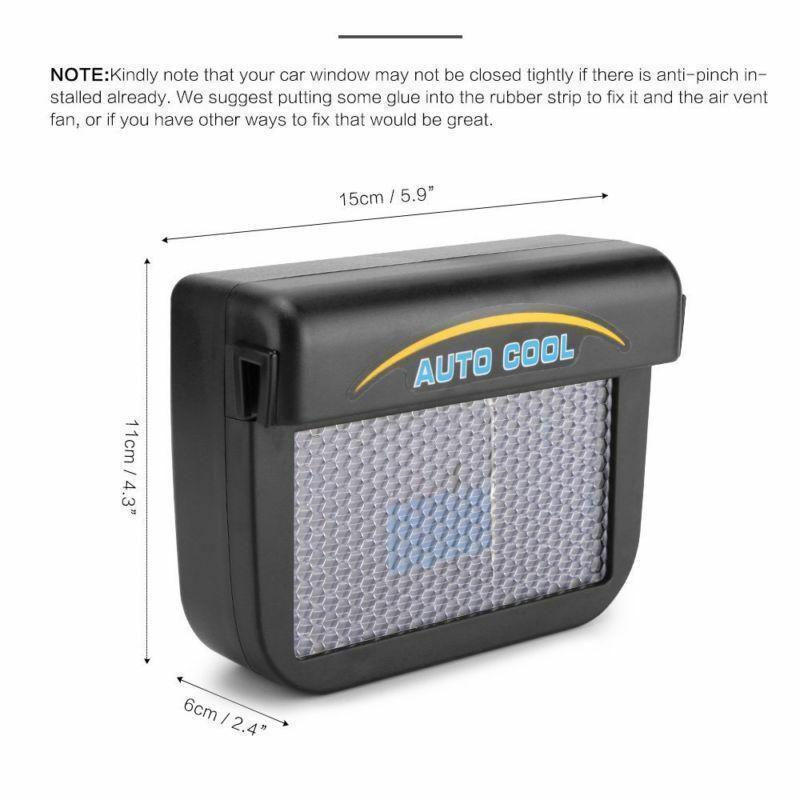 Car Auto Solar Window Ventilation Fan