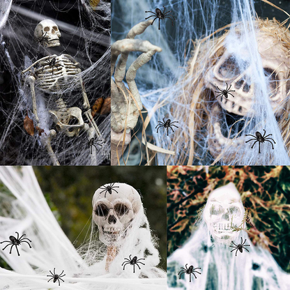 Creepy Halloween Spider Web Decor
