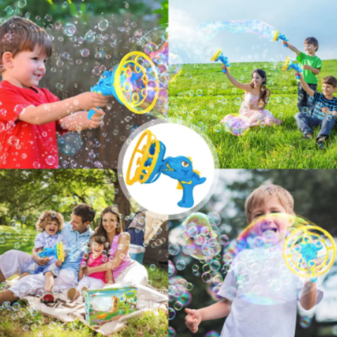Fun Dino Bubble Blower Toy