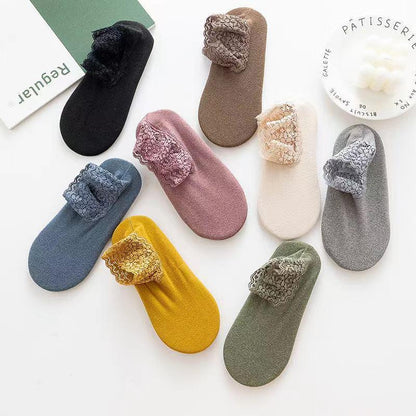 Cozy Lace Winter Socks