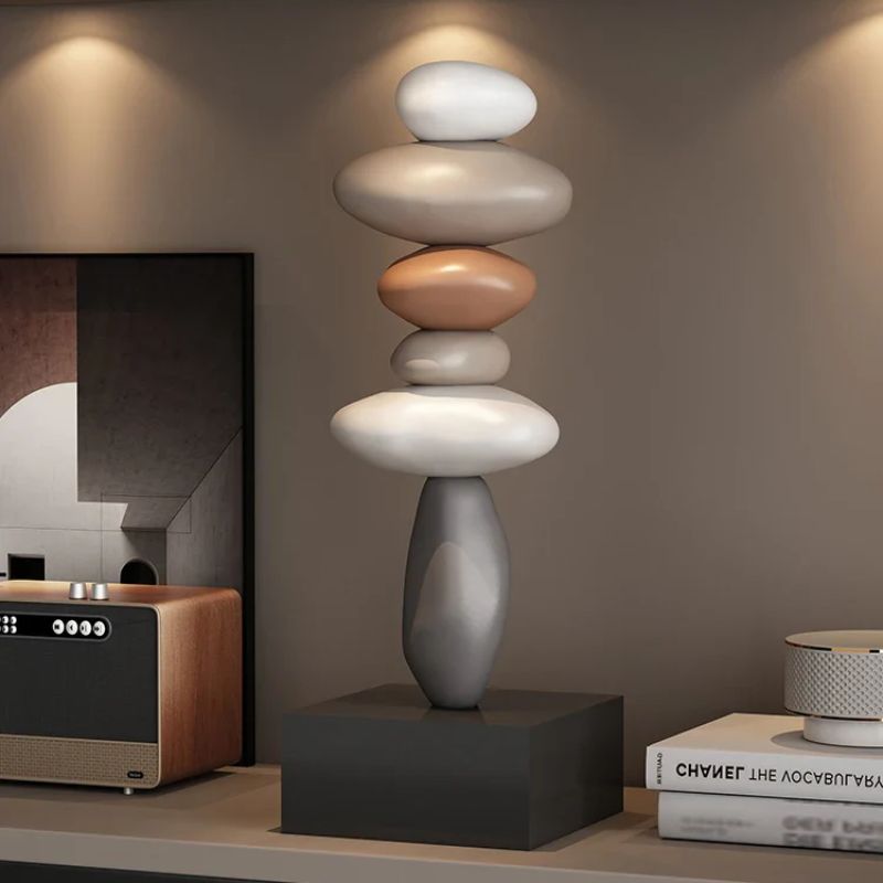 Serenity Sculpture - Calming Home Zen Decoration