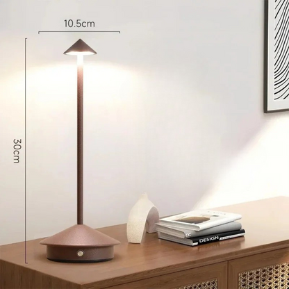 Contemporary Metal Desk LED Portable Table Light