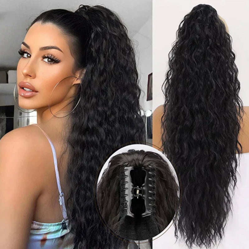 Natural Wave Ponytail Hair Wig
