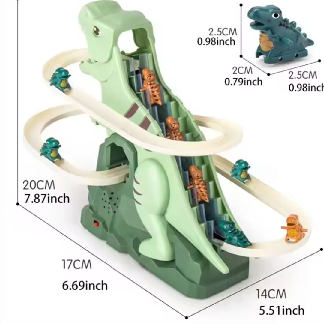 Kids Dinosaur Slide Roller Coaster Ride