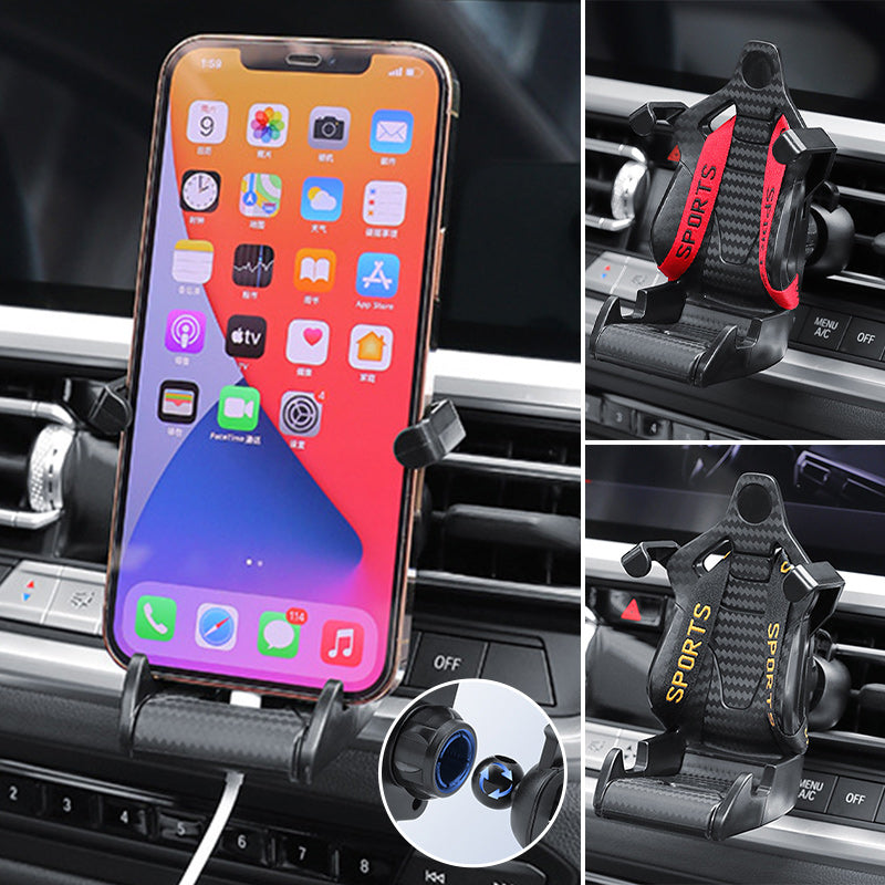 Car Phone Mount Racing Seat Belt Holder