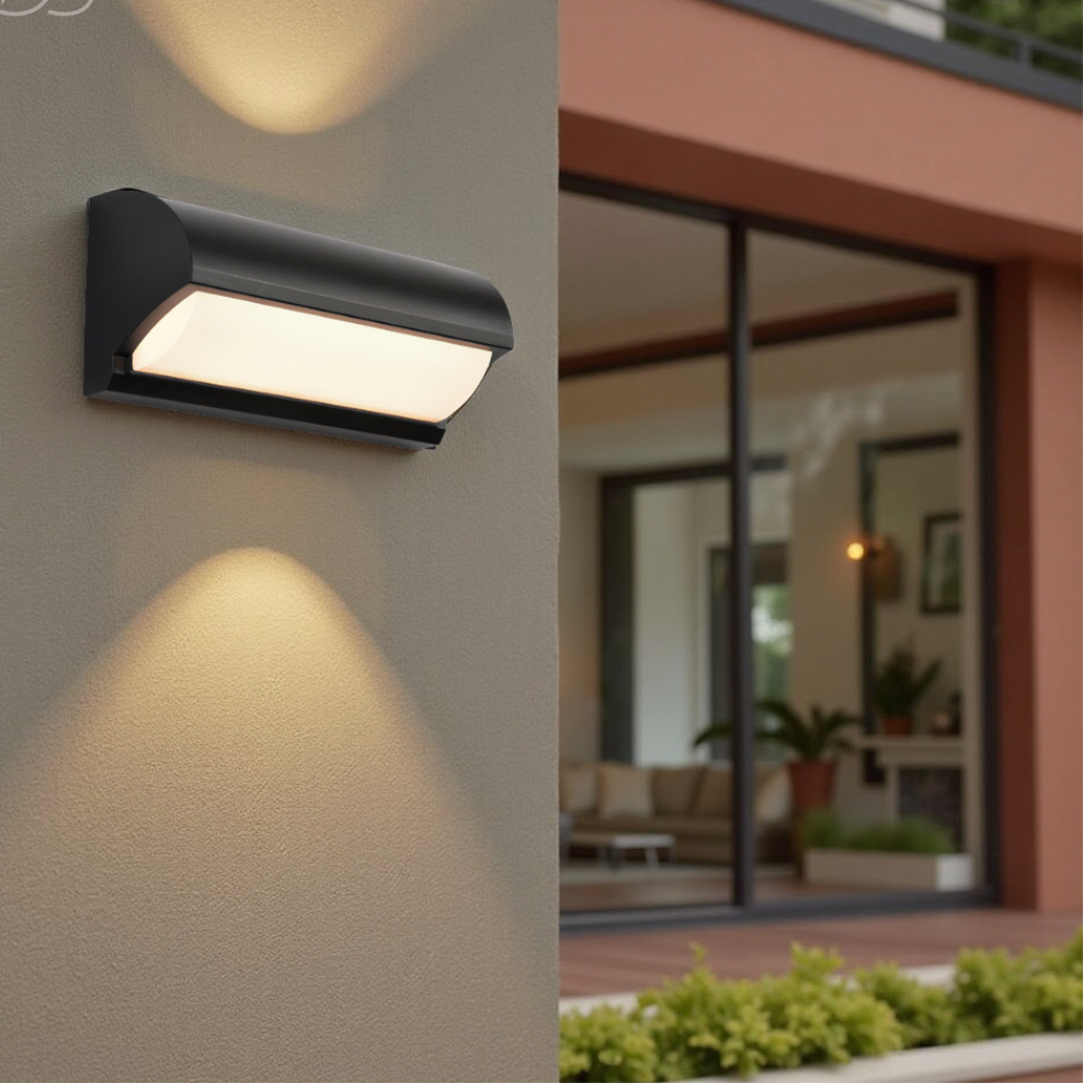 Stylish Outdoor LED Wall Lamp – Waterproof Warm Exterior Light