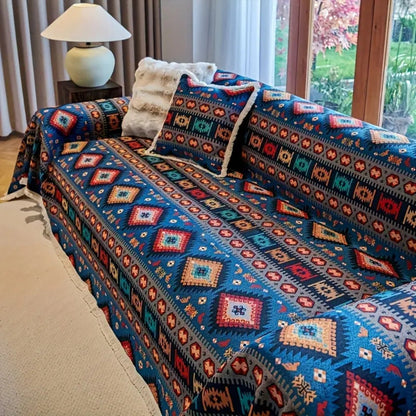 Colorful Chic Sofa Throw Waterproof Reversible Patterned Design