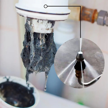 Powerful Sewer Jetting Nozzle – Heavy Duty Pipe Cleaner Sprayer