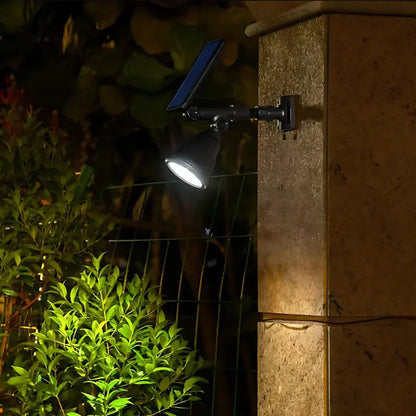 Bright Solar Powered Yard Spotlight Waterproof Outdoor Lamp