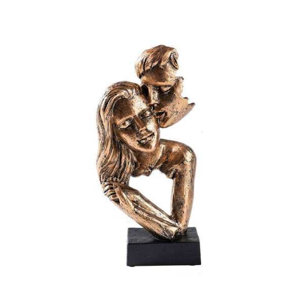 Modern Love Figurine Decorative Couple Statue